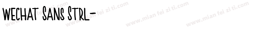 wechat Sans Strl字体转换